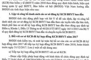 Không dừng hợp đồng khám chữa bệnh BHYT với bệnh viện tư nhân