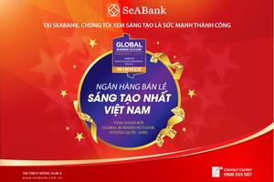 SeABank nhận giải thưởng “Ngân hàng bán lẻ sáng tạo nhất Việt Nam 2017” 