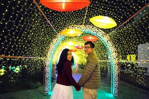 “Con đường ánh sáng” ấn tượng nhất miền Bắc đang hút du khách về Hạ Long