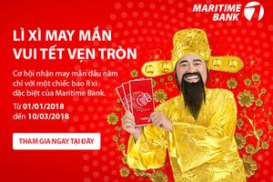 Lan tỏa may mắn cùng phong bao lì xì của Maritime Bank