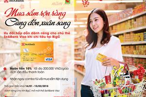 Hoàn tiền 200.000 đồng cho chủ thẻ Seabank tại BigC