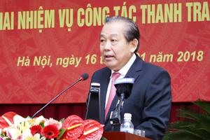Phó Thủ tướng: Ngành Thanh tra không thể khoan nhượng với tham nhũng