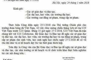 Bộ Giáo dục cảnh báo công văn giả mạo cho học sinh nghỉ học