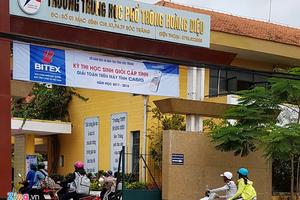 Công bố sai phạm tại trường THPT có hiệu trưởng bị tố cáo