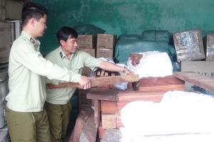 Bắt xe ô tô tải chở hơn 1,7 tấn gỗ quý hiếm