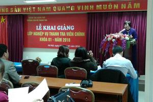 Khai giảng lớp thanh tra viên chính K1/2018