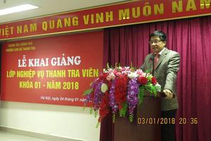 Khai giảng lớp thanh tra viên K1/2018