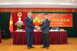 Ông Lê Anh Xuân được bầu làm Chủ tịch UBND TP Thanh Hóa