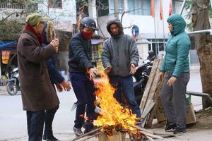 Từ ngày 11/2 các tỉnh Bắc Bộ và Bắc Trung Bộ trời rét đậm