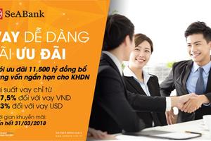 SeABank dành 1.500 tỷ đồng vốn vay ưu đãi cho doanh nghiệp
