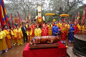 Hội Gióng phát hơn 15.000 cành lộc, không còn cảnh tranh cướp