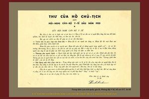 Bộ Y tế tiếp nhận bản sao thư Bác Hồ gửi Hội nghị cán bộ y tế đầu năm 1955