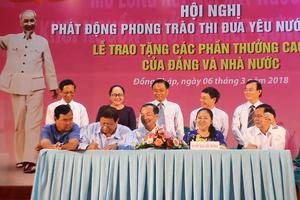 Đồng Tháp: Phát động phong trào thi đua yêu nước năm 2018