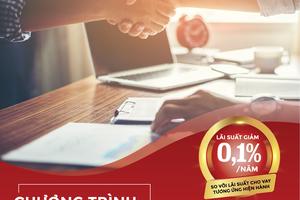 Agribank giảm 0,1%/năm lãi suất cho vay 