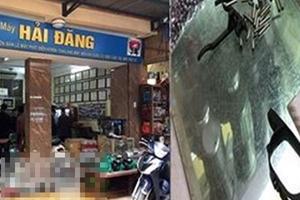 Niêm phong số kim loại nghi để sử dụng cho súng hơi tại chợ Hòa Bình