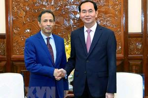 Chủ tịch nước Trần Đại Quang tiếp Đại sứ UAE chào kết thúc nhiệm kỳ