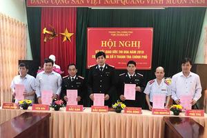 Cụm thi đua số V ký giao ước thi đua năm 2018