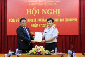 Ông Lê Minh Khái giữ chức Bí thư Đảng ủy Thanh tra Chính phủ