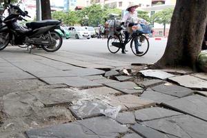 Hậu thanh tra lát đá vỉa hè: Cơ quan chịu trách nhiệm nói gì?