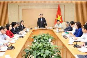 Phó Thủ tướng Vương Đình Huệ chủ trì cuộc họp Tổ Điều hành kinh tế vĩ mô