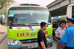Hà Nội cấm can thiệp, xin xỏ khi xử lý xe khách vi phạm