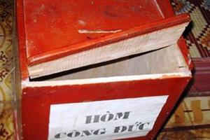 Đạo chích khoắng 5 hòm công đức tại ngôi chùa ở Hải Phòng