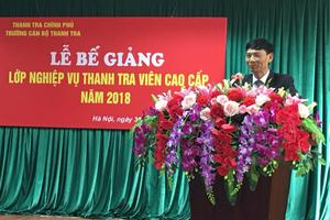 Bế giảng lớp thanh tra viên cao cấp năm 2018