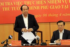 Thủ tướng lưu ý Bộ Tài chính quản chặt cán bộ, hạn chế tiêu cực