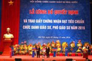  Nhiều quan chức không đủ tiêu chuẩn công nhận GS,PGS sau khi rà soát