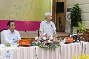Tổng Bí thư Nguyễn Phú Trọng thăm, làm việc tại tỉnh Đồng Tháp
