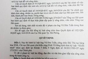 5 cán bộ hải quan Hải Phòng chỉ bị khiển trách