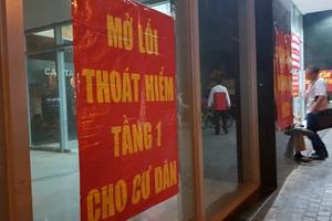 Vi phạm quy định PCCC, bịt lối thoát nạn của cư dân