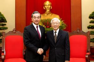 Tổng Bí thư Nguyễn Phú Trọng tiếp Ủy viên Quốc vụ, Bộ trưởng Ngoại giao Trung Quốc Vương Nghị