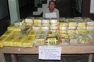 Bắt 40 kg ma túy đá, 120.000 viên thuốc lắc từ Tam Giác Vàng