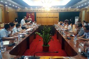 Thanh tra công tác quản lý đất đai tại tỉnh Bắc Giang