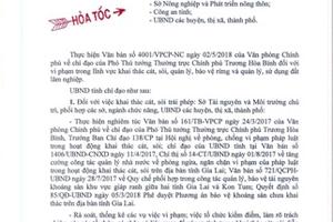Lập đoàn kiểm tra về khai thác tài nguyên trái phép