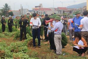 Cưỡng chế thu hồi đất của 10 hộ gia đình, cá nhân chây ỳ   