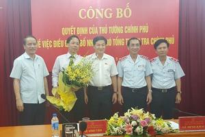 Công bố quyết định bổ nhiệm Phó Tổng Thanh tra Trần Ngọc Liêm