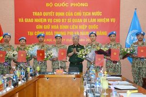 Bộ Quốc phòng triển khai quyết định của Chủ tịch nước về công tác cán bộ