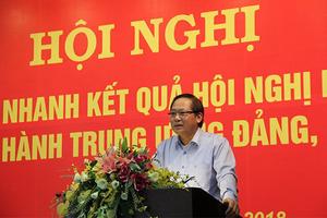 Bộ TT&TT thông báo nhanh kết quả hội nghị Trung ương 7