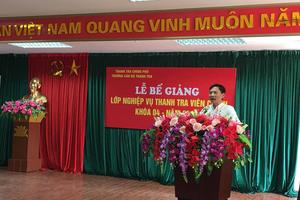 Bế giảng lớp thanh tra viên chính khóa 4
