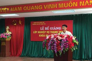 Bế giảng lớp thanh tra viên K3/2018