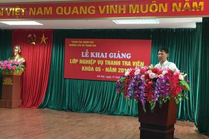 Khai giảng lớp thanh tra viên K5/2018
