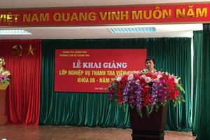Khai giảng lớp thanh tra viên chính K6