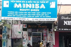 TP Hồ Chí Minh: Yêu cầu cơ sở Minisa Beauty Queen dừng hoạt động