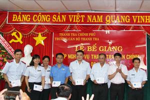 Bế giảng lớp thanh tra viên chính khóa 5/2018