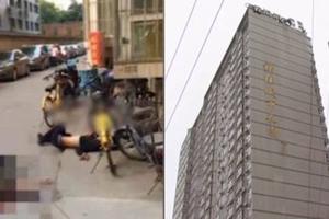 Chết thảm sau khi bị người nhảy lầu tự tử rơi trúng đầu
