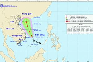 Áp thấp nhiệt đới đổi hướng và có khả năng mạnh lên thành bão