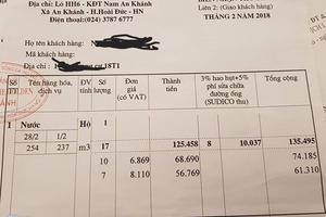 Hà Nội kiểm tra việc dân chung cư 'cõng' 8% phí nước cho doanh nghiệp