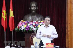 Triển khai quyết định kiểm tra đối với Ban Thường vụ Tỉnh ủy Lạng Sơn